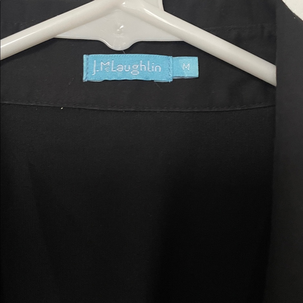 J.Mclaughlin Medium Collared Black Sleeveless But… - image 3